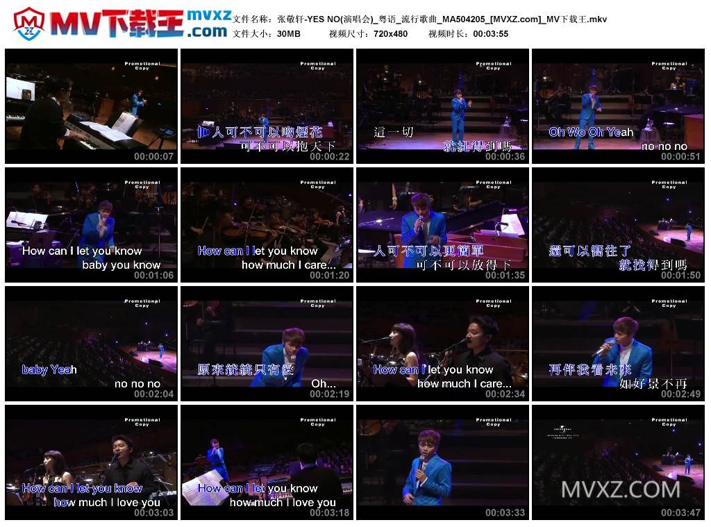 张敬轩-YES NO(演唱会)_粤语_流行歌曲_MA504205